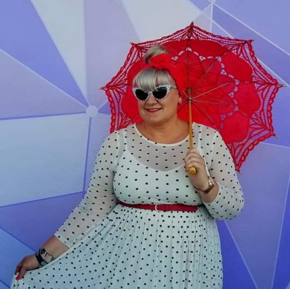 Worn 1x Torrid Ivory Polka Dot Mesh Tiered Ruffle Midi Dress - Picture 8 of 8